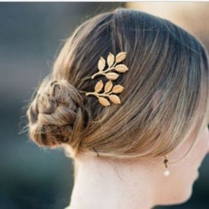 Fashion Women Girls Leaf Hair Clip Hairpin Barrett